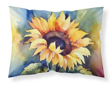 Sunflowers in Watercolor Standard Pillowcase Lightweight Super Soft Easy Care Decorative Artwork Pillowcase, Standard