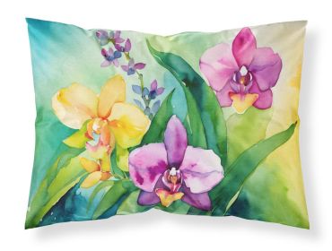 Orchids in Watercolor Standard Pillowcase Lightweight Super Soft Easy Care Decorative Artwork Pillowcase, Standard (Default: Default)