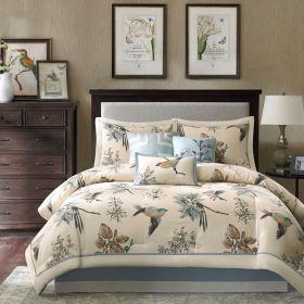 7 Piece Comforter Set (Color: as Pic)